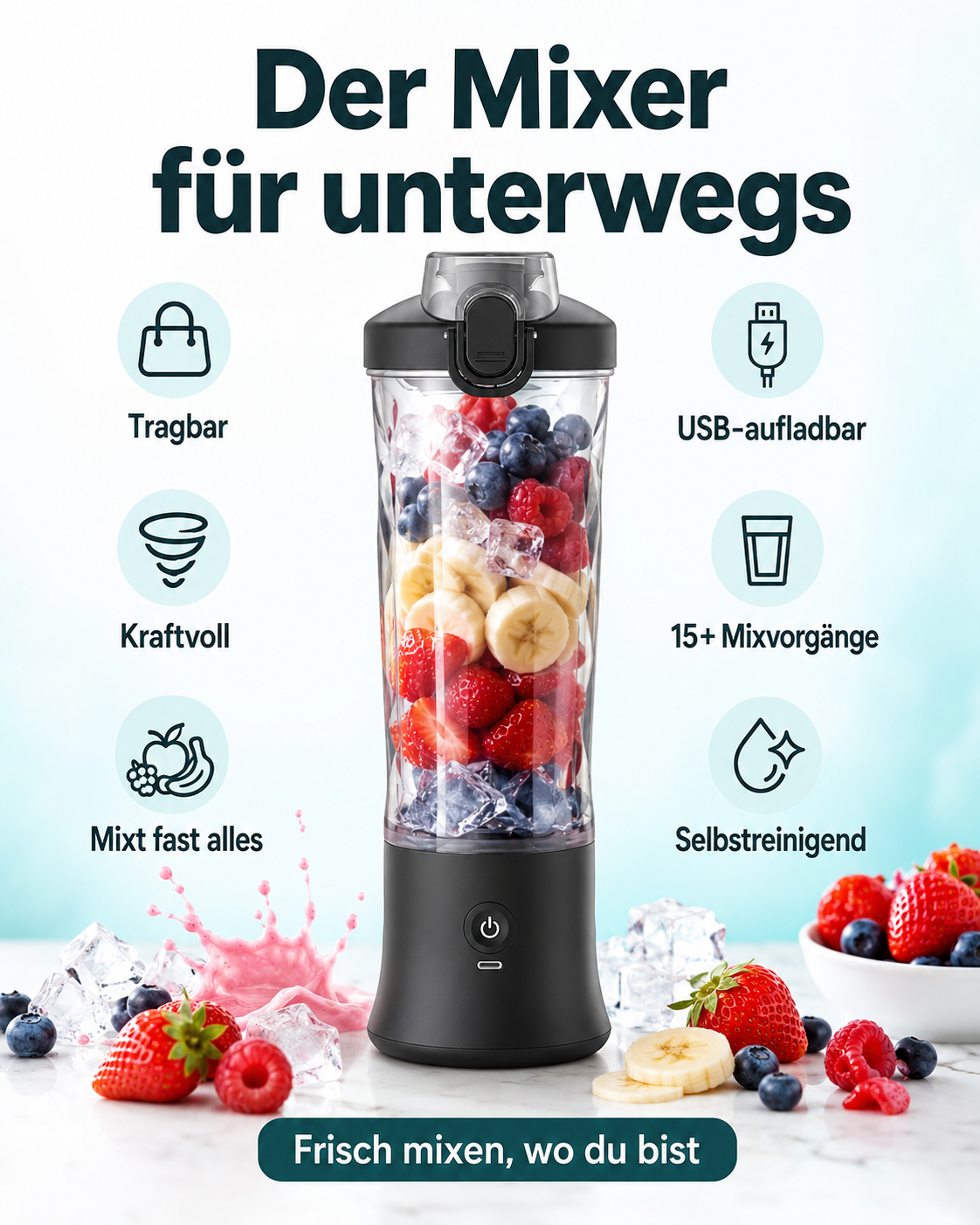 Tragbarer USB-C Mixer